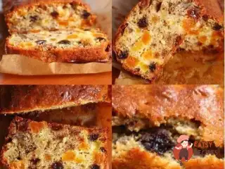 Кекс із сухофруктами та горіхами (Cupcake with dried fruit and nuts)