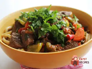 Лагман із куркою