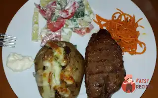 Смажена Яловичина (Антрекот) З Картоплею