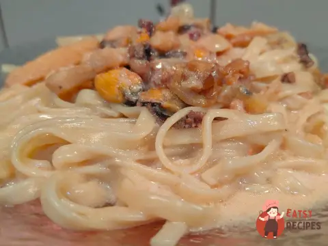 Спагетті з морепродуктами