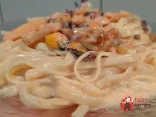 Спагетті з морепродуктами