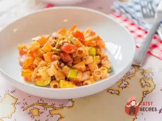 Паста із запеченими овочами