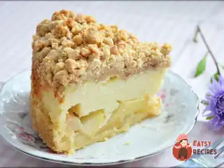 Сирно-яблучний пиріг з корицею