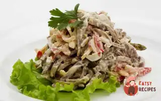 Салат З Язика Із Сухариками