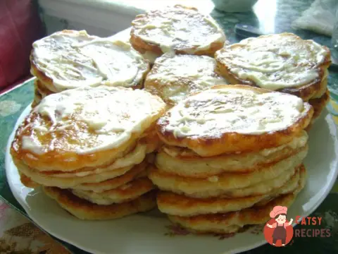 Оладки з кабачків на кефірі