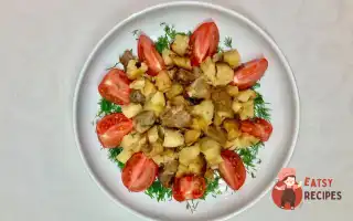 Індичка, Запечена В Духовці З Картоплею Та Цибулею