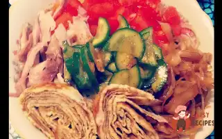 Закуска З Локшини Та Овочів