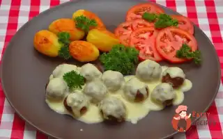 М'яСні Кульки З Яловичого Фаршу Під Вершковим Соусом