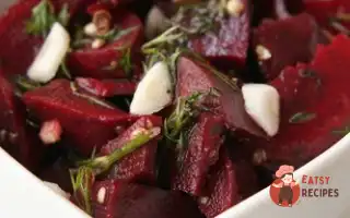 Теплий Салат Із Запеченого Буряка З Кропом