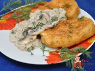 Картопляні котлети з печерицями