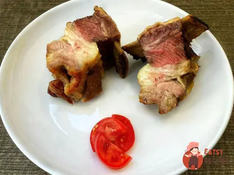 Яловичі ребра з апельсиновим соусом