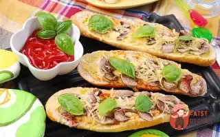 Тости З Грибами Та Сиром