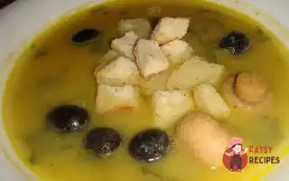 Крем-Суп З Маслинами, Печерицями, Картоплею Та Мускатним Горіхом