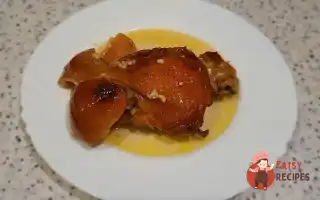 Курка З Яблуками В Духовці