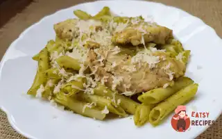 Макарони З Куркою Та Соусом Песто