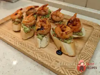 Бутерброди з креветками