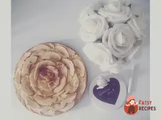 Шарлотка з домашніх яблук та рисового борошна