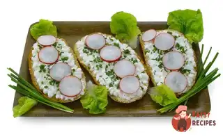 Сендвічі З Редискою, Зеленою Цибулею, Кунжутом Та Імбиром