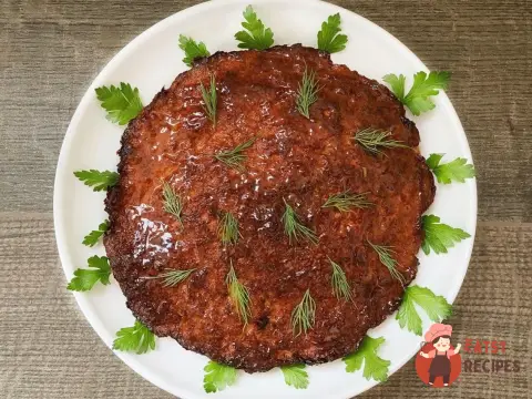 Курячий пиріг з кабачком на кукурудзяному борошні
