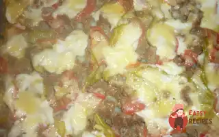Овочева Листкова Запіканка З М'яСом Та Сиром