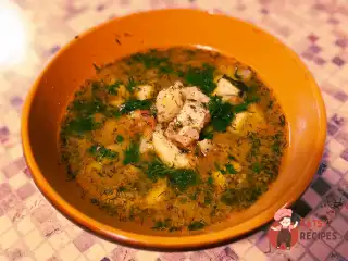 Юшка з картоплею на курячому бульйоні (архієрейська юшка)