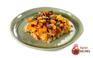 Гарбузова запіканка з журавлиною