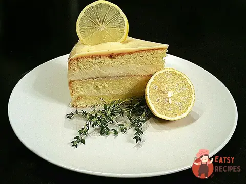 Торт з лимонним курдом та суфле