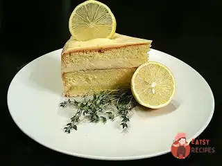 Торт з лимонним курдом та суфле