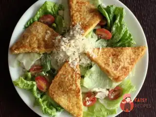 Салат "Цезар" з французьким тостом