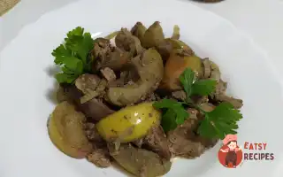 Куряча Печінка З Яблуками