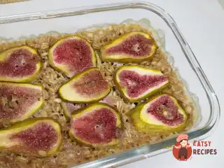 Запечена вівсянка з інжиром