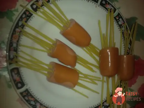 Макарони в сосиску