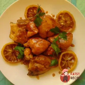 Лимонна курка під соусом