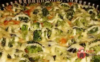 Піца З Маслинами, Каперсами Та Броколі