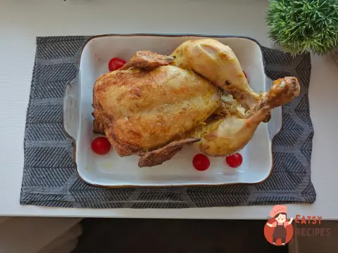 Запечена курка з хрусткою скоринкою