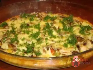 Грибна запіканка