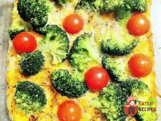 Запіканка з брокколі та чері