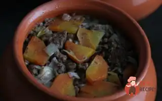 Гречана Каша З Фаршем У Горщиках