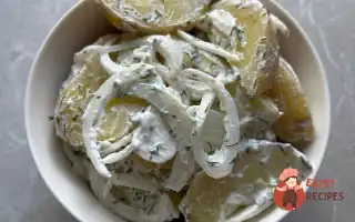 Салат З Цибулею Та Картоплею