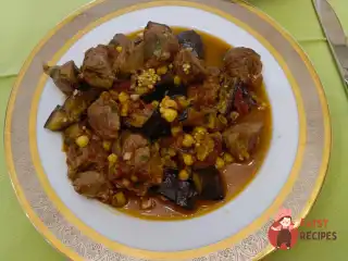 Рагу з баранини з баклажанами