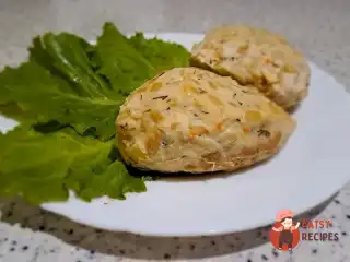 Курячі котлети з булгуром, запечені в духовці