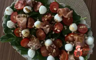 Салат Із Беконом І Коктейльними Томатами
