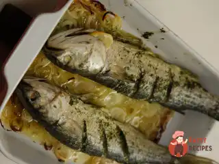 Запечена кефаль