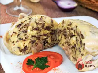 Гефілте-гелзеле (фарширована куряча шийка)