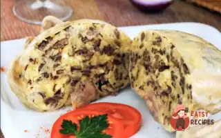 Гефілте-Гелзеле (Фарширована Куряча Шийка)