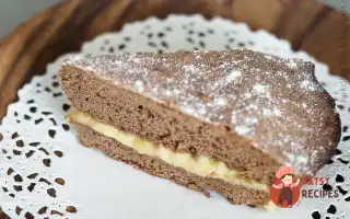 Шоколадний Пиріг Із Банановим Кремом