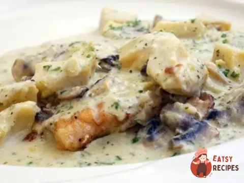 Фрікасе з курки зі зморшками