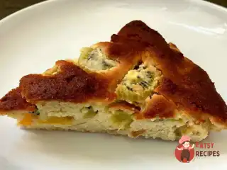 Пиріг з персиками та грушами