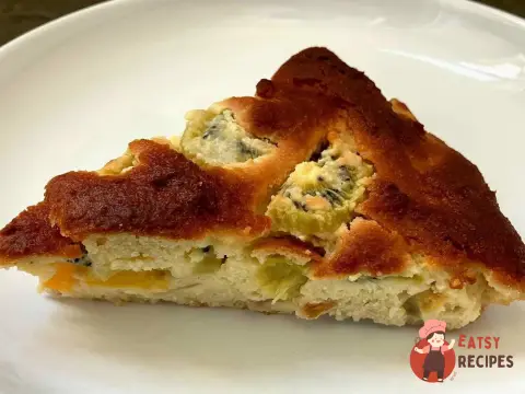 Пиріг з персиками та грушами