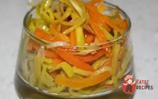 Теплий Салат З Моркви Та Цибулі-Порею